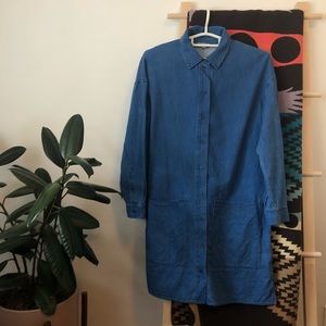 Denim Shirt Dress - Excellent Condition
